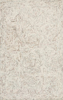 The Ziva ZV-01 Neutral Area Rug is a hand-tufted 100% wool area rug that radiates neutral charm and contemporary and linear elegance