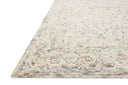 The Ziva ZV-01 Neutral Area Rug is a hand-tufted 100% wool area rug that radiates neutral charm and contemporary and linear elegance