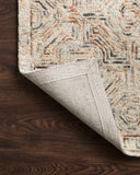 Layered in vibrant multi-toned hues with contemporary and linear patterns, the Ziva ZV-02 Multi Area Rug is a hand-tufted 100% wool area rug perfect for any setting
