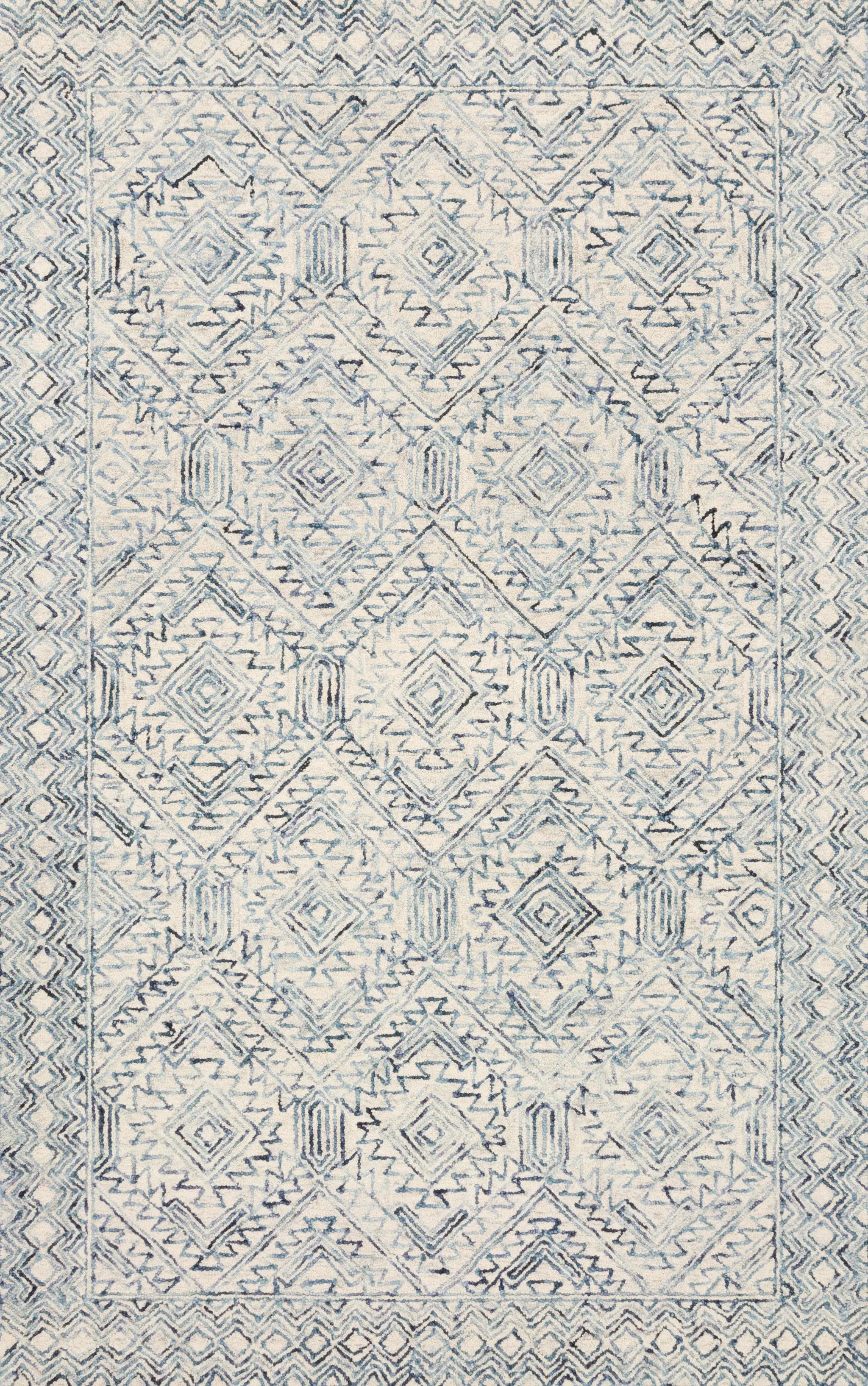 Ziva ZV-03 Bluestone Area Rug by Loloi