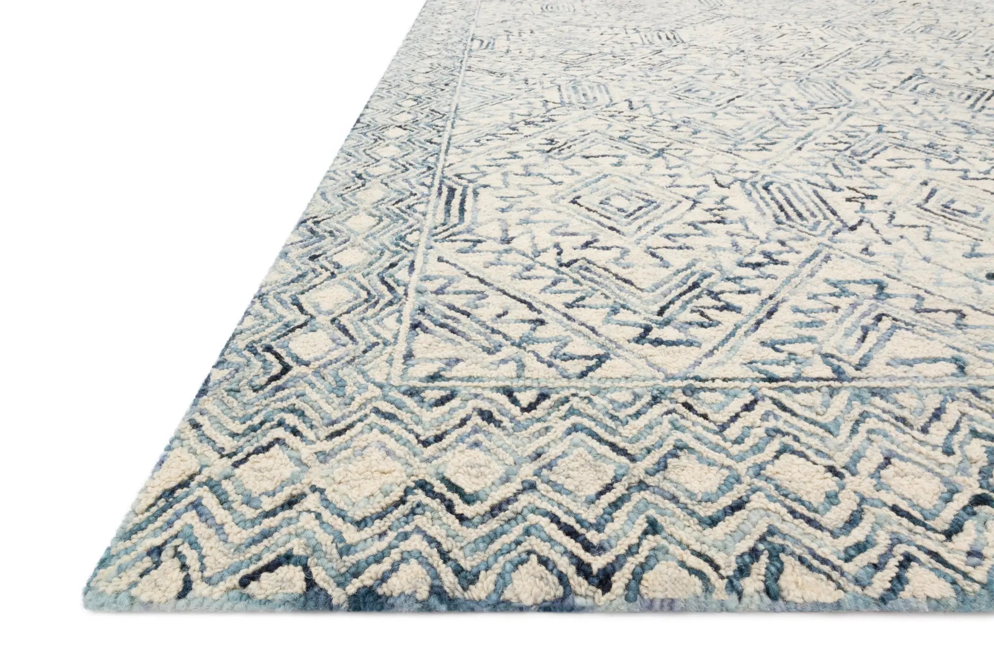 Ziva ZV-03 Bluestone Area Rug by Loloi
