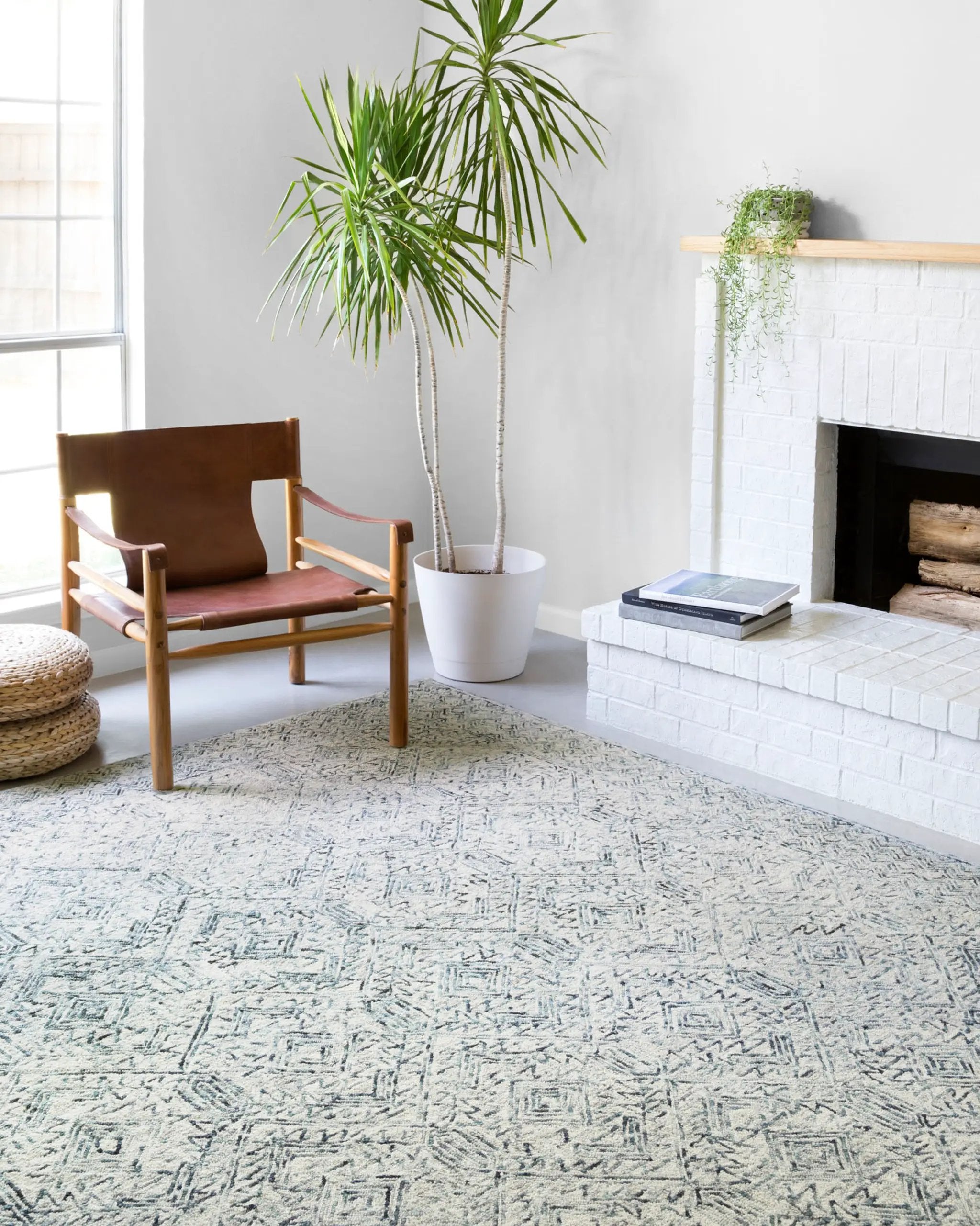 Ziva ZV-03 Bluestone Area Rug by Loloi