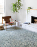 Featuring casual denim hues and contemporary and linear detail, the Ziva ZV-04 Denim Area Rug is a hand-tufted 100% wool area rug for any room