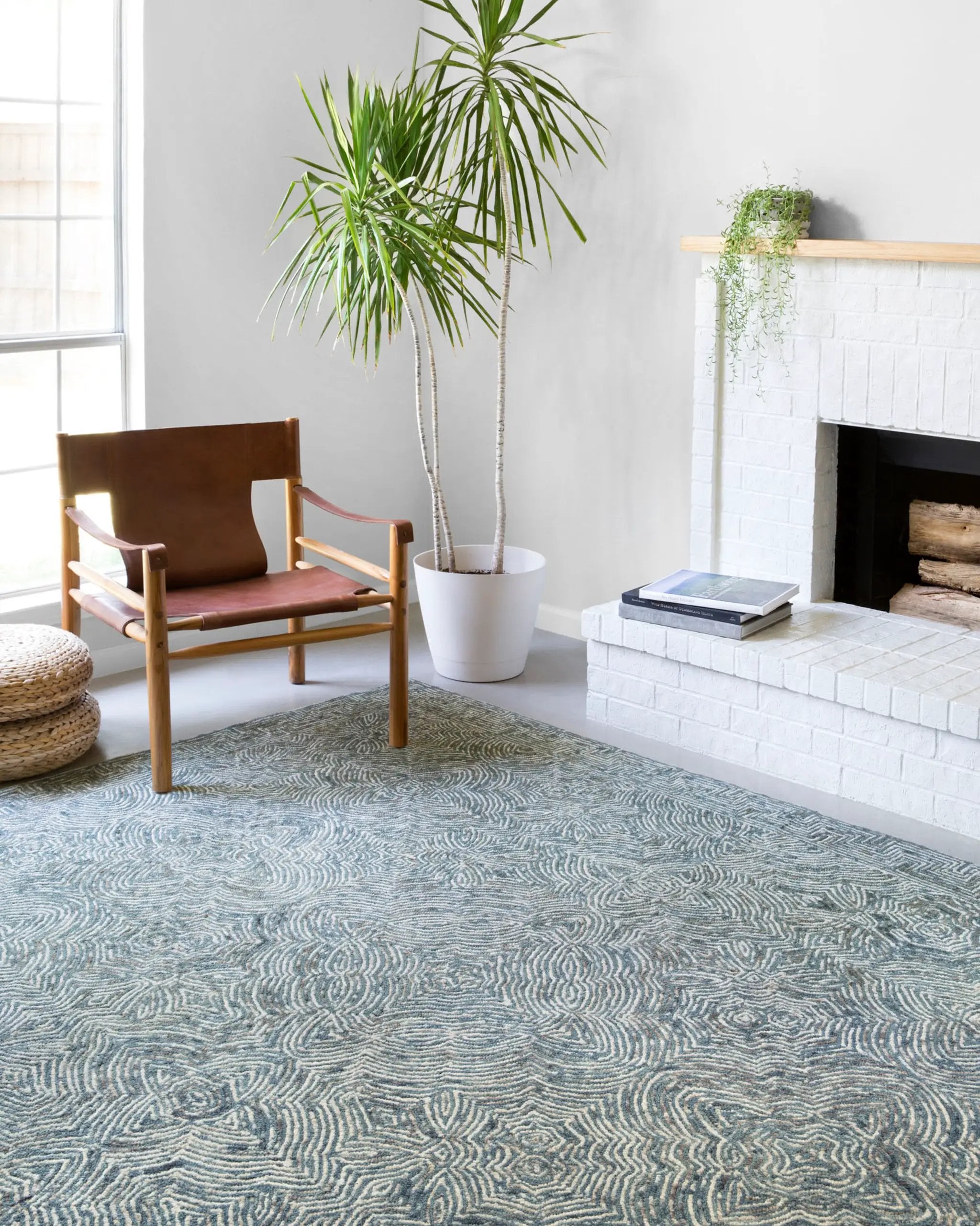 Ziva ZV-04 Denim Area Rug by Loloi