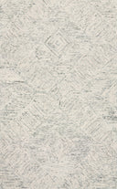 A hand-tufted 100% wool area rug with contemporary and linear flair in breezy sky-blue tones, the Ziva ZV-05 Sky Area Rug anchors any room