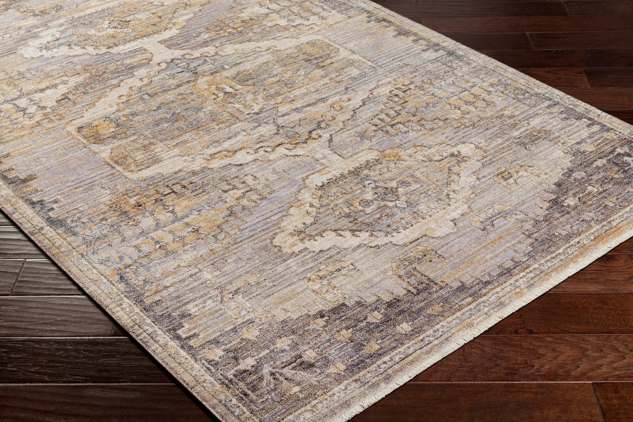 Aida AAD-2303 Beige Area Rug by LIVABLISS