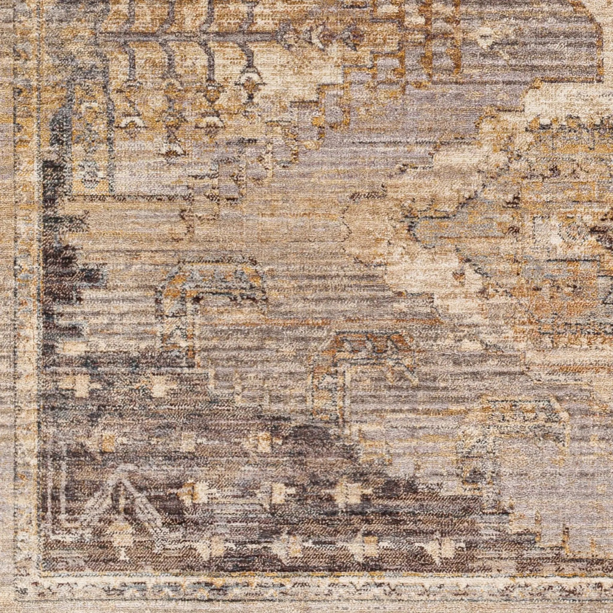 Aida AAD-2303 Beige Area Rug by LIVABLISS