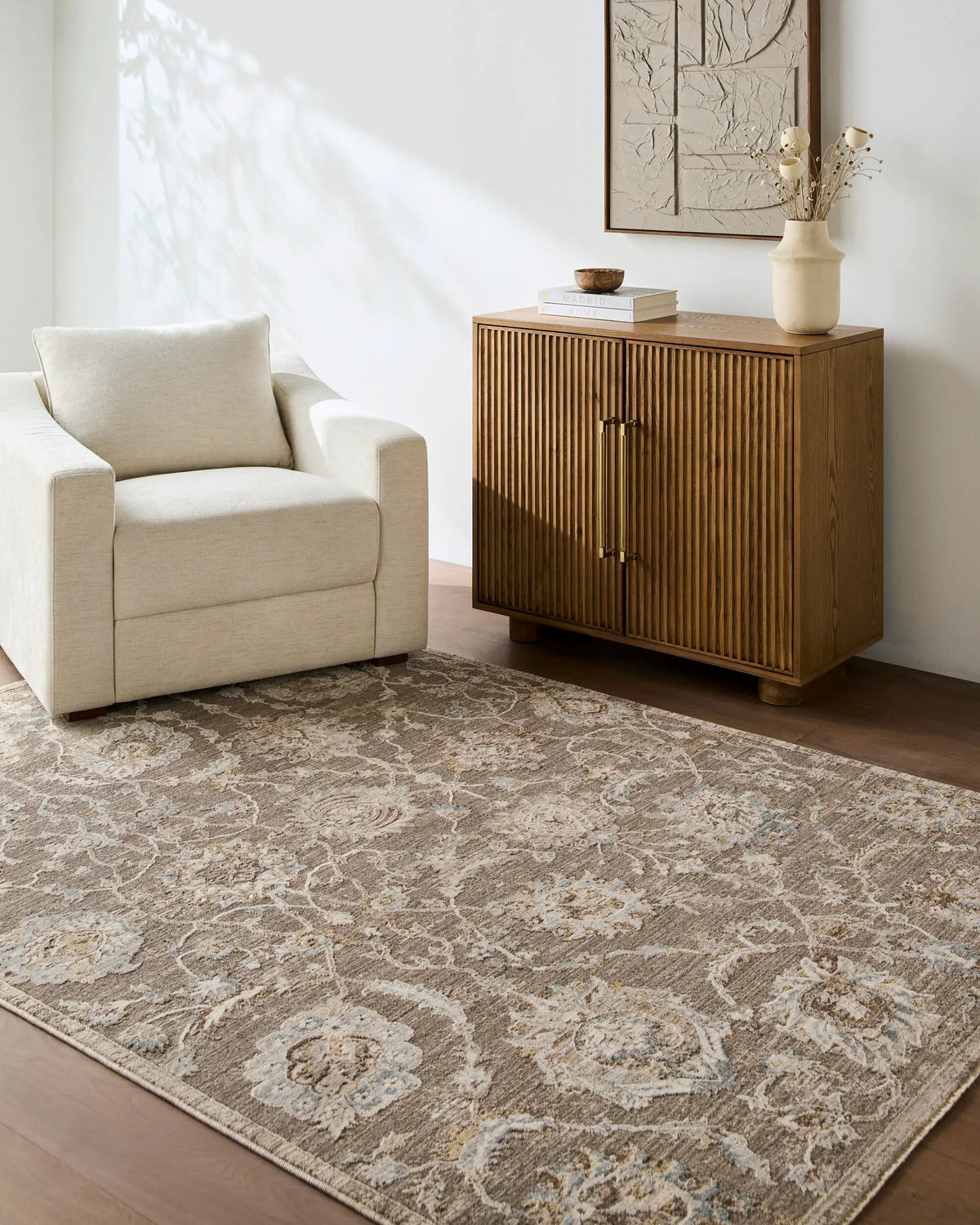 LIVABLISS Arda ACZ-2300 Medium-Gray Area Rug