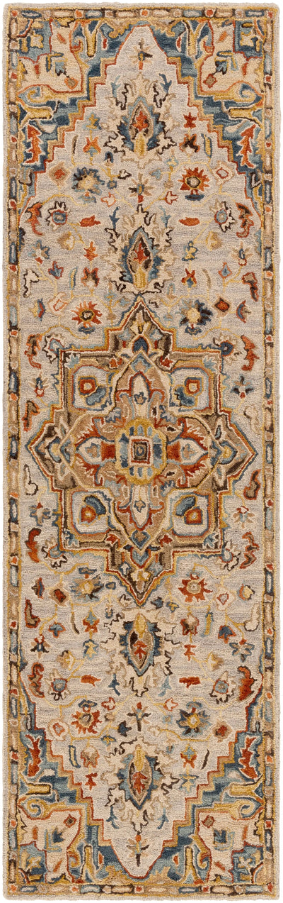 Artemis AES-2311 Rust Area Rug by LIVABLISS