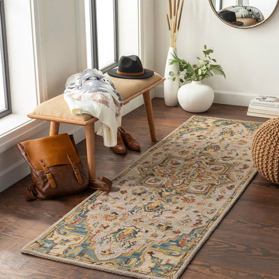 Artemis AES-2311 Rust Area Rug by LIVABLISS