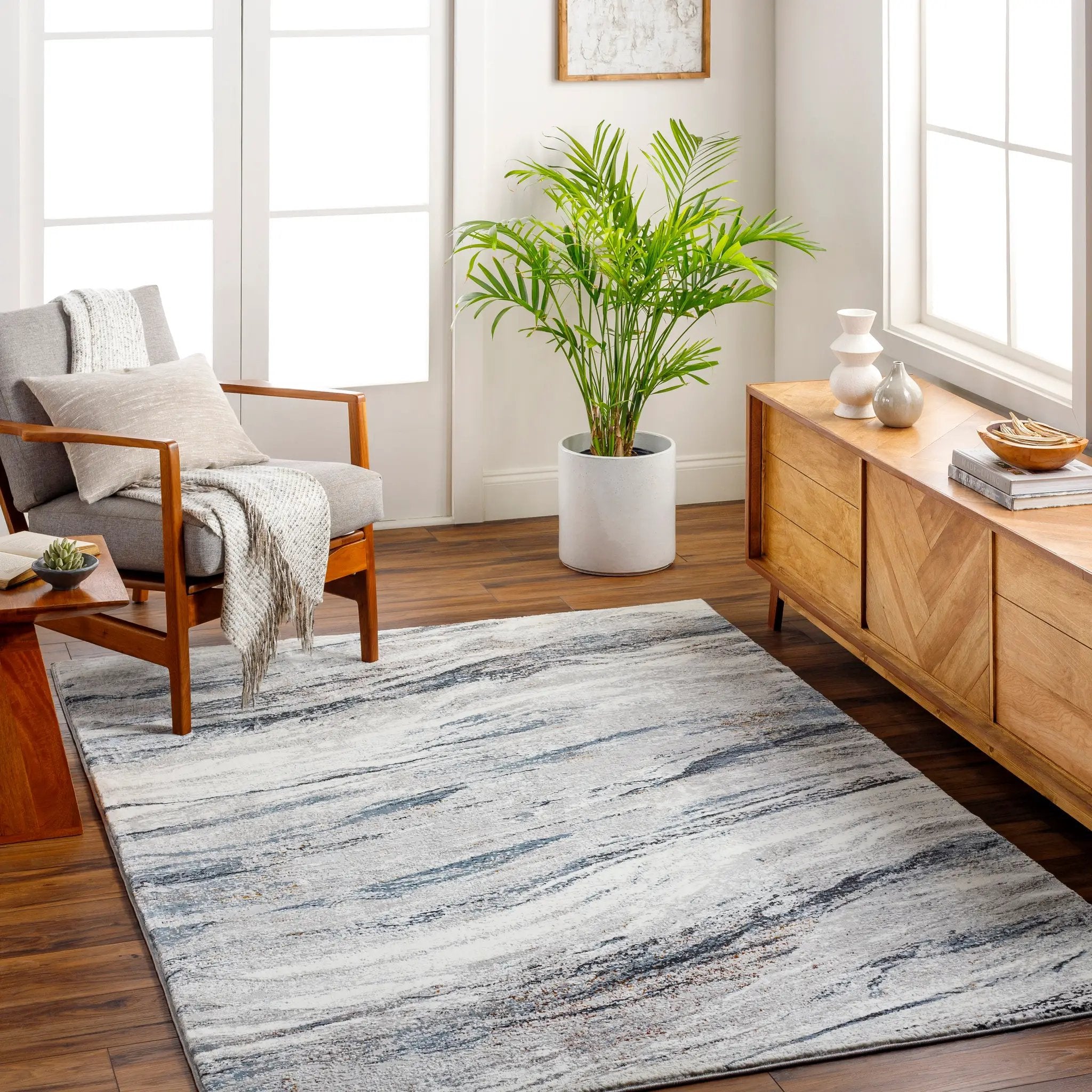 Allegro Plus AGP-2308 Ivory Area Rug by LIVABLISS