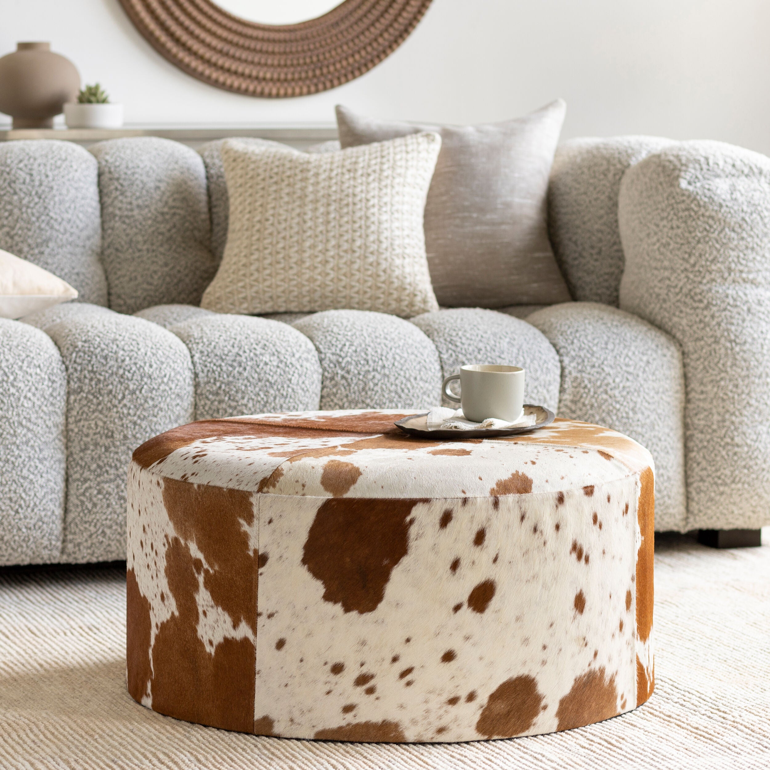 Surya Abilene AIB-001 Furniture Ottoman by LIVABLISS
