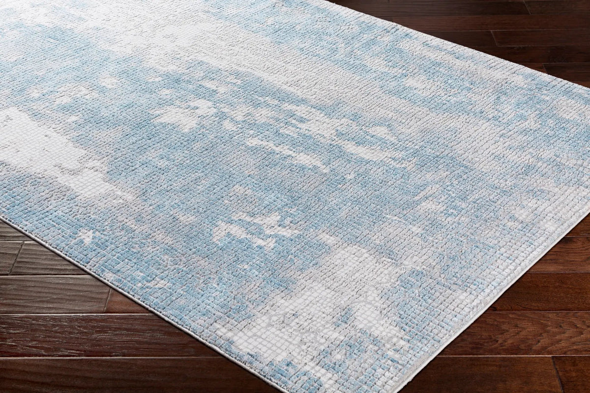 Aisha AIS-2301 Light-Blue Area Rug by LIVABLISS