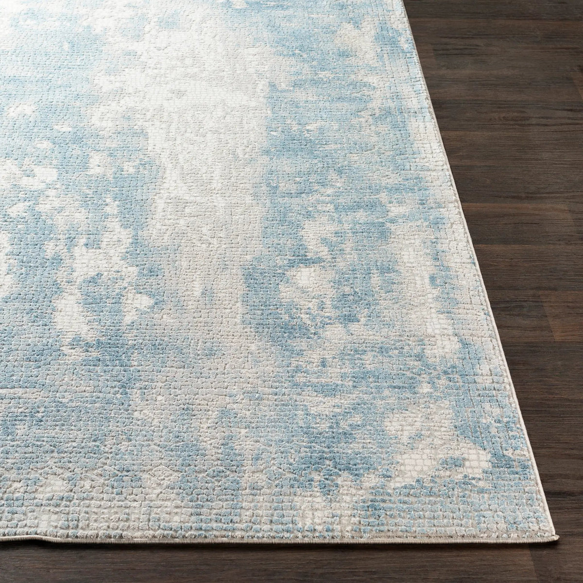Aisha AIS-2301 Light-Blue Area Rug by LIVABLISS