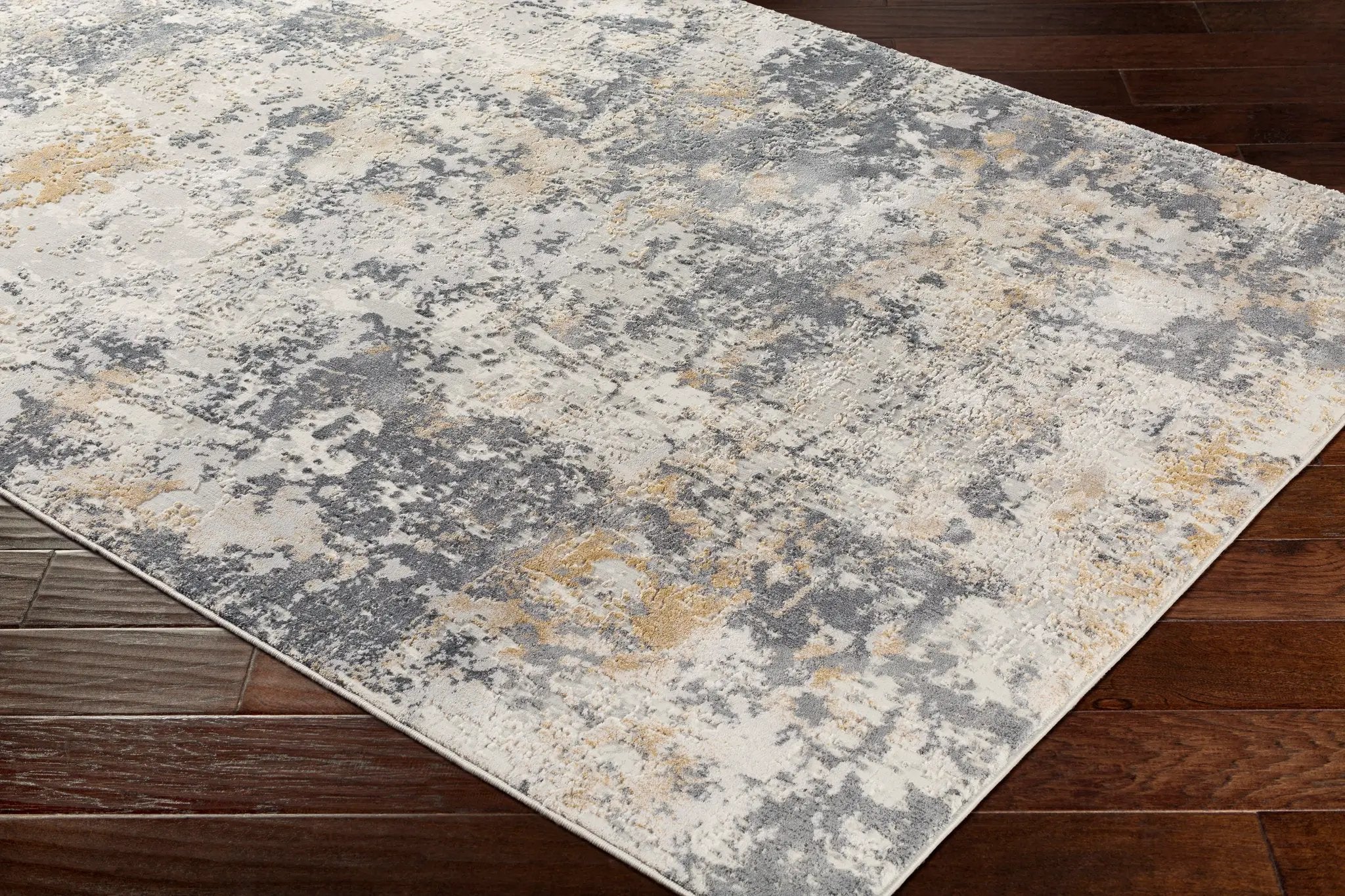 Aisha AIS-2303 Charcoal Area Rug by LIVABLISS