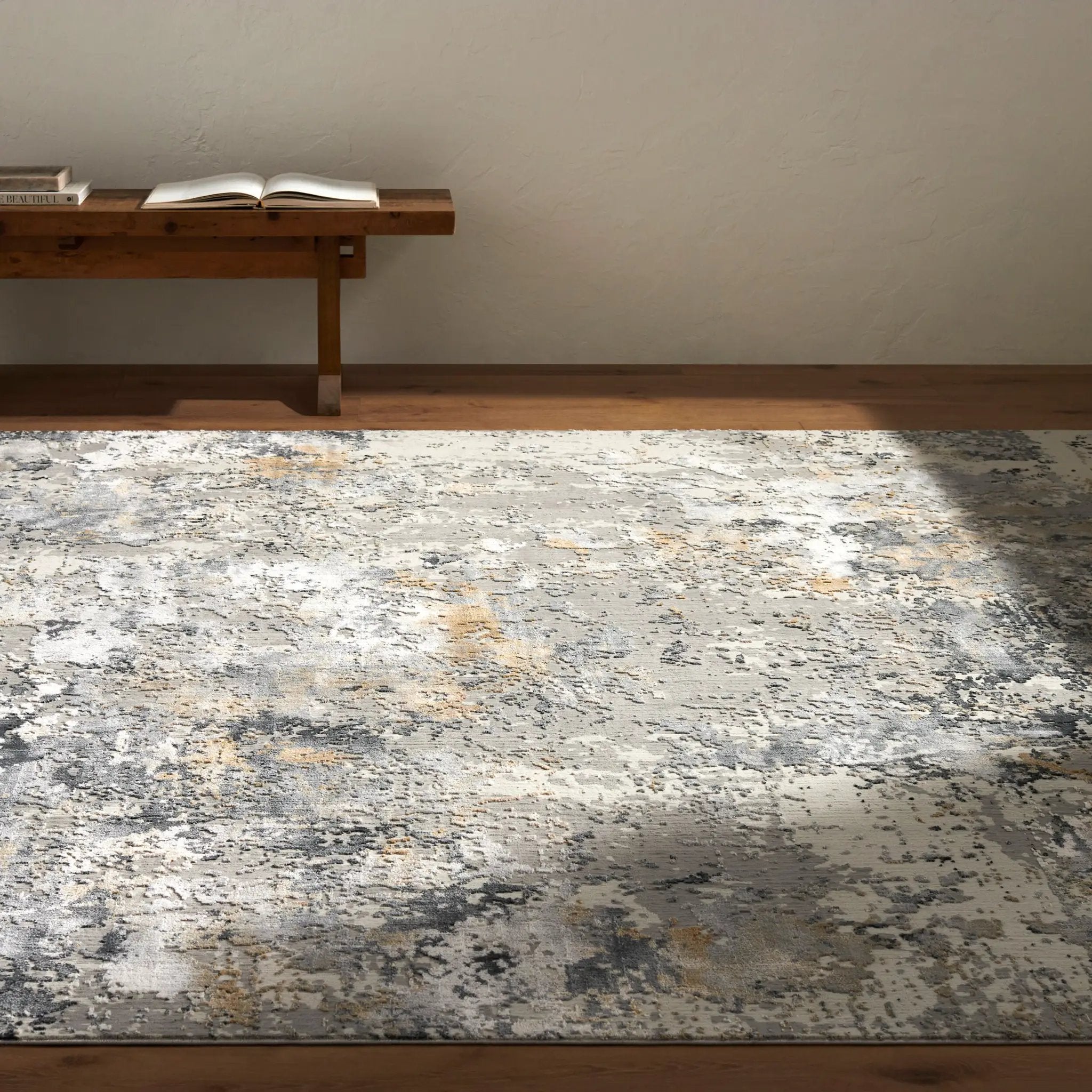 Aisha AIS-2303 Charcoal Area Rug by LIVABLISS