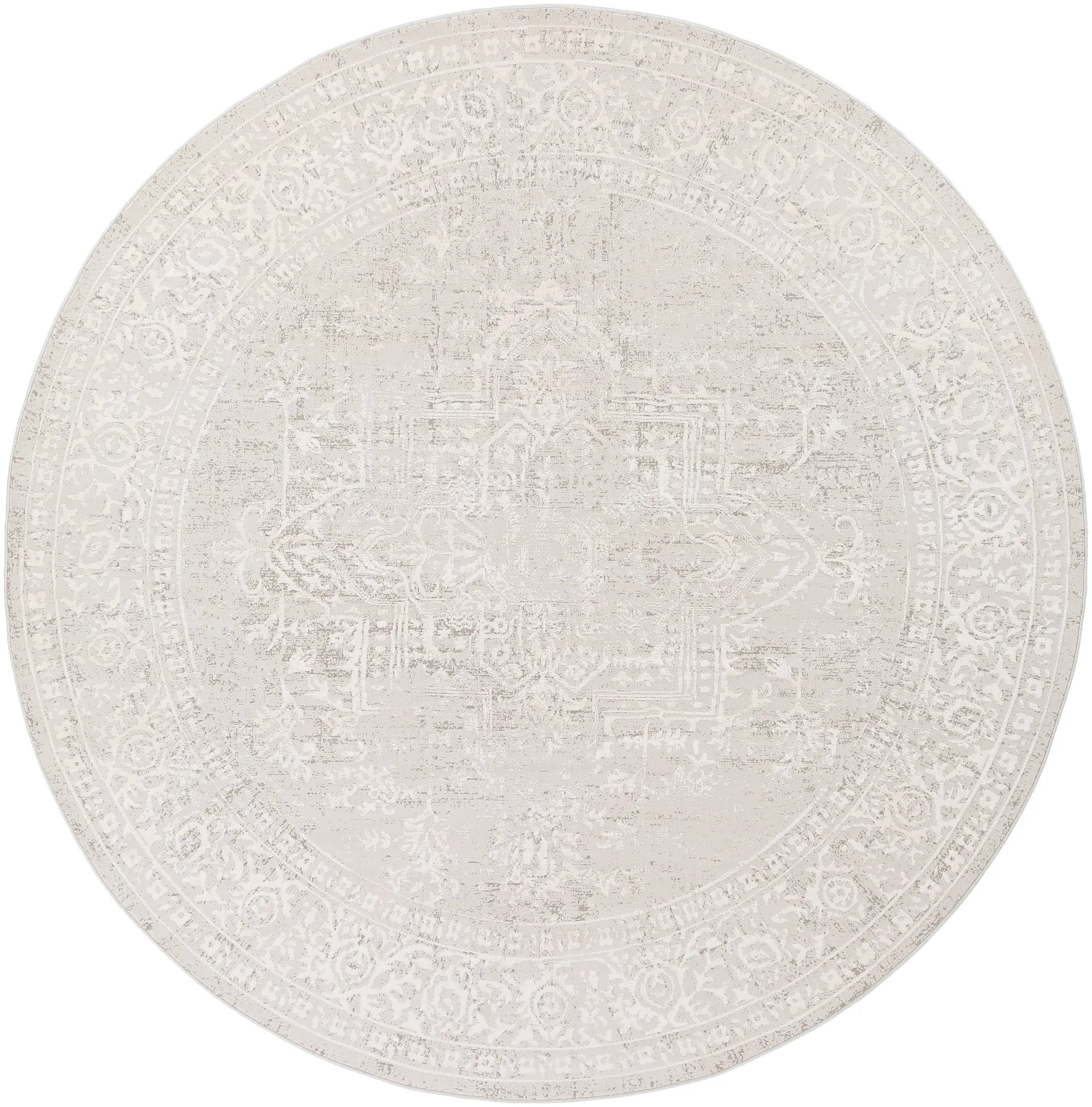 Aisha AIS-2309 Gray Area Rug by LIVABLISS