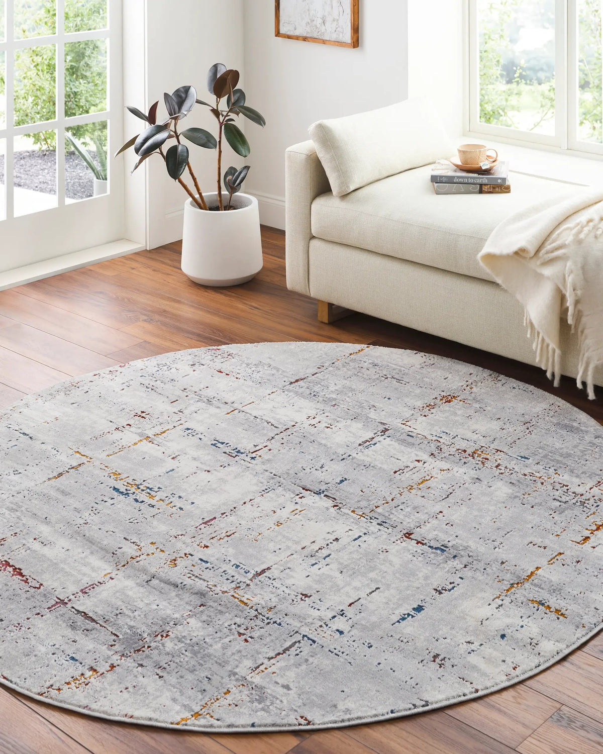 Aisha AIS-2317 Gray Area Rug by LIVABLISS