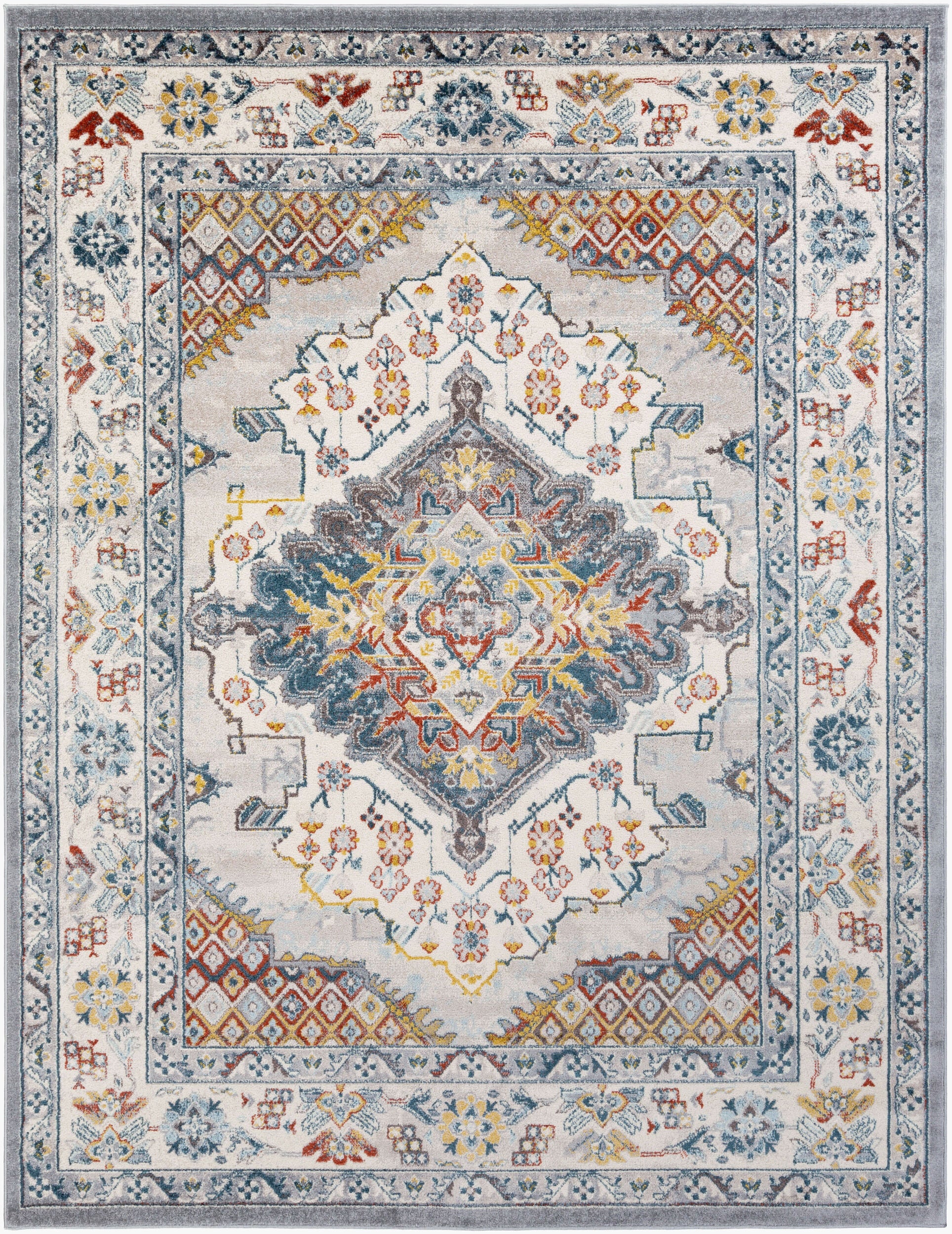 Ankara AKR-2300 Gray Area Rug