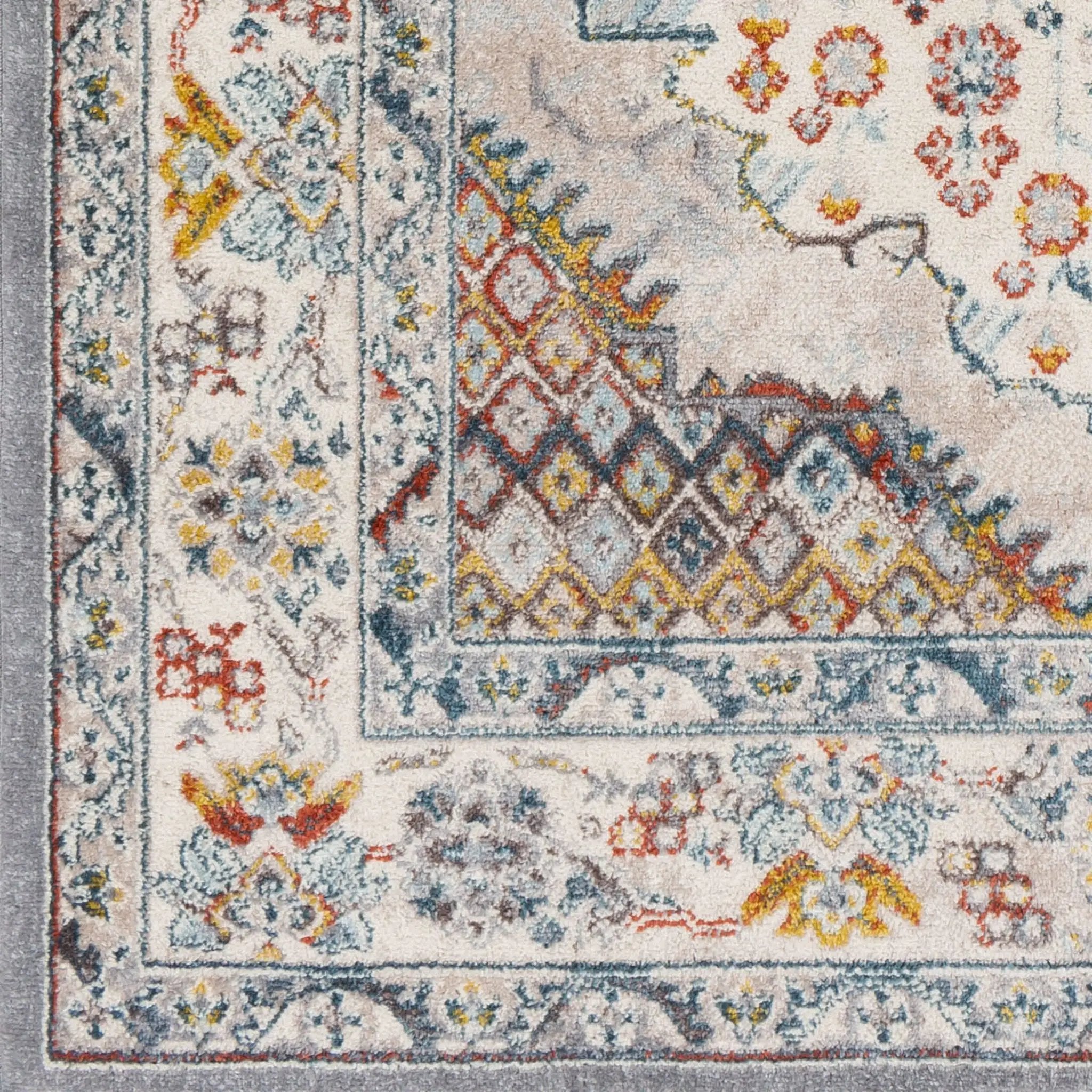 Ankara AKR-2300 Gray Area Rug by LIVABLISS