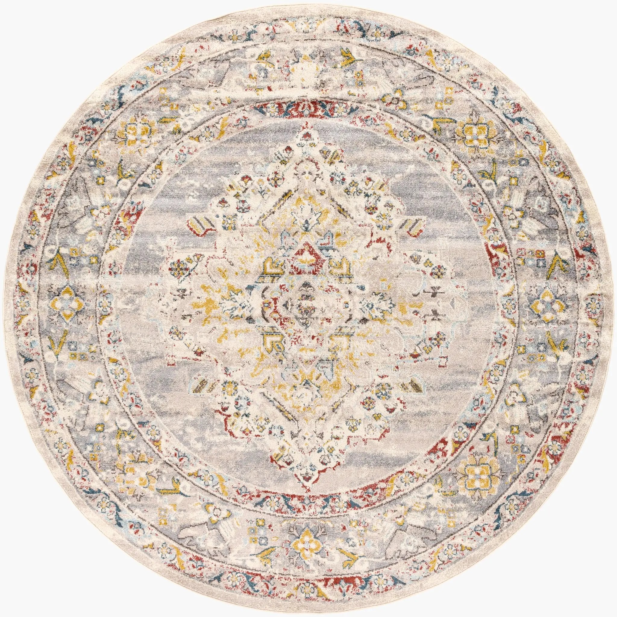 Ankara AKR-2301 Taupe Area Rug by LIVABLISS