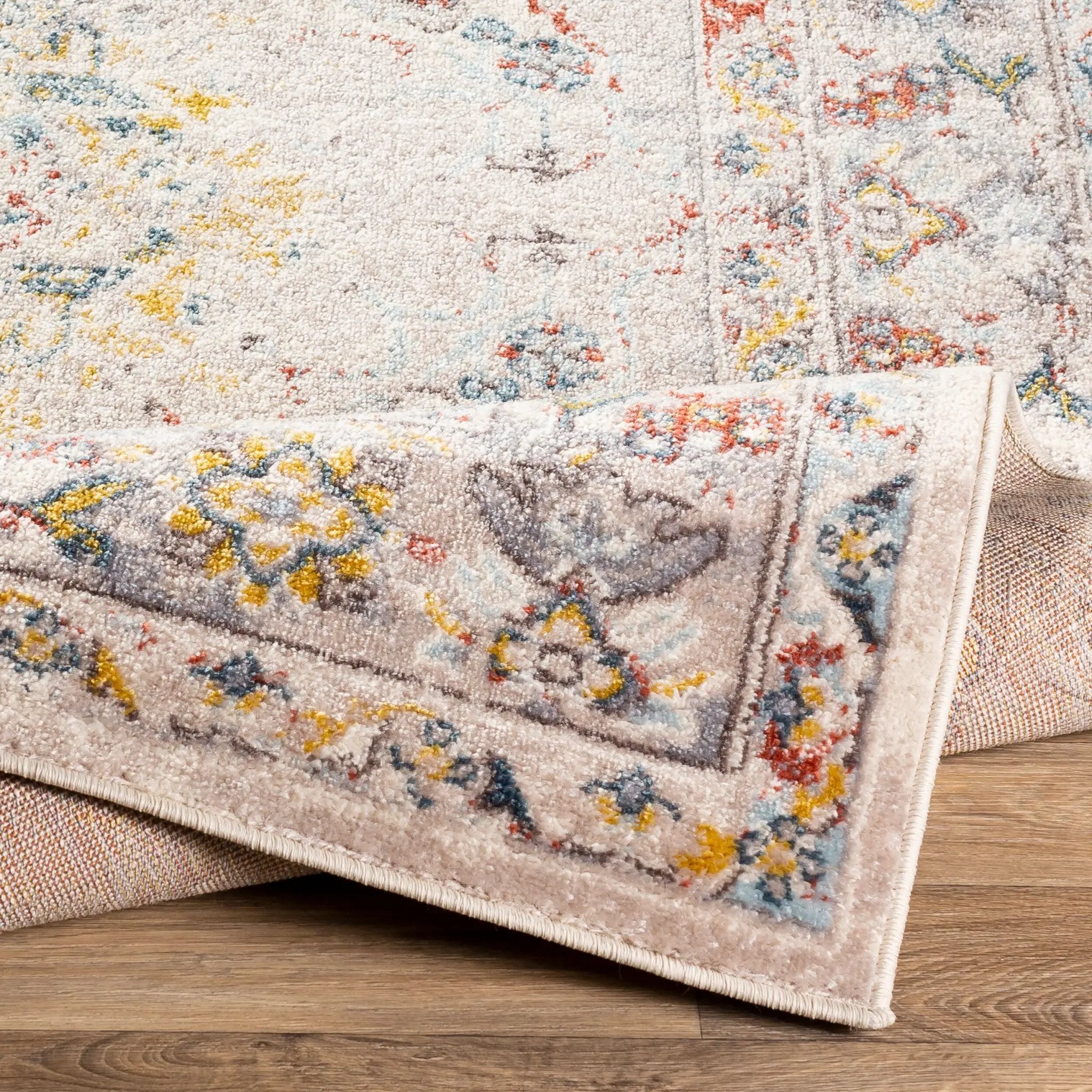 Ankara AKR-2301 Taupe Area Rug by LIVABLISS