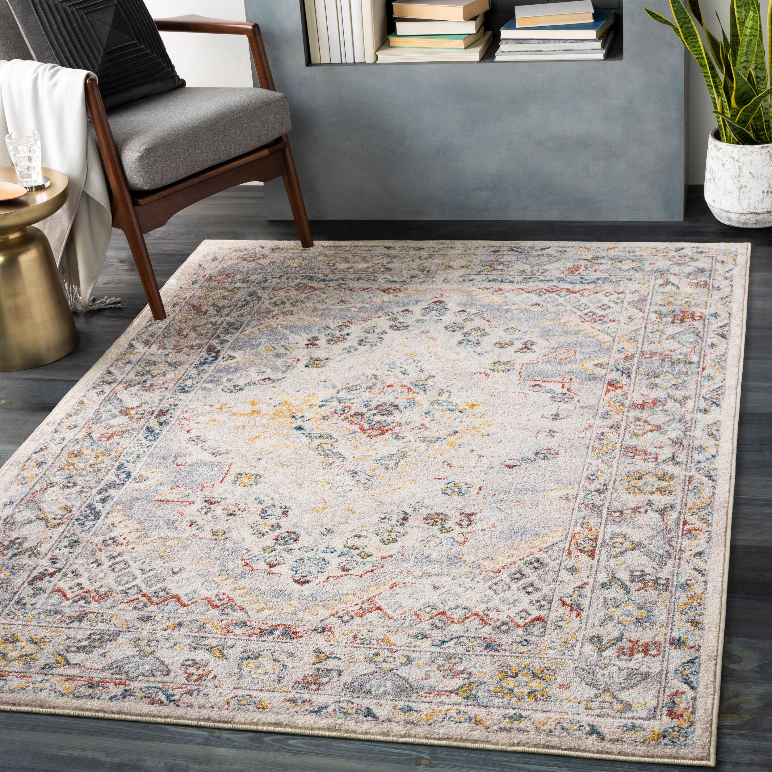 Ankara AKR-2301 Taupe Area Rug
