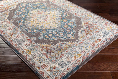 Ankara AKR-2302 Dark Blue Area Rug by LIVABLISS