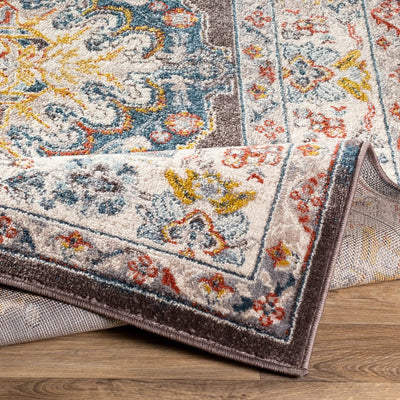 Ankara AKR-2302 Dark Blue Area Rug by LIVABLISS