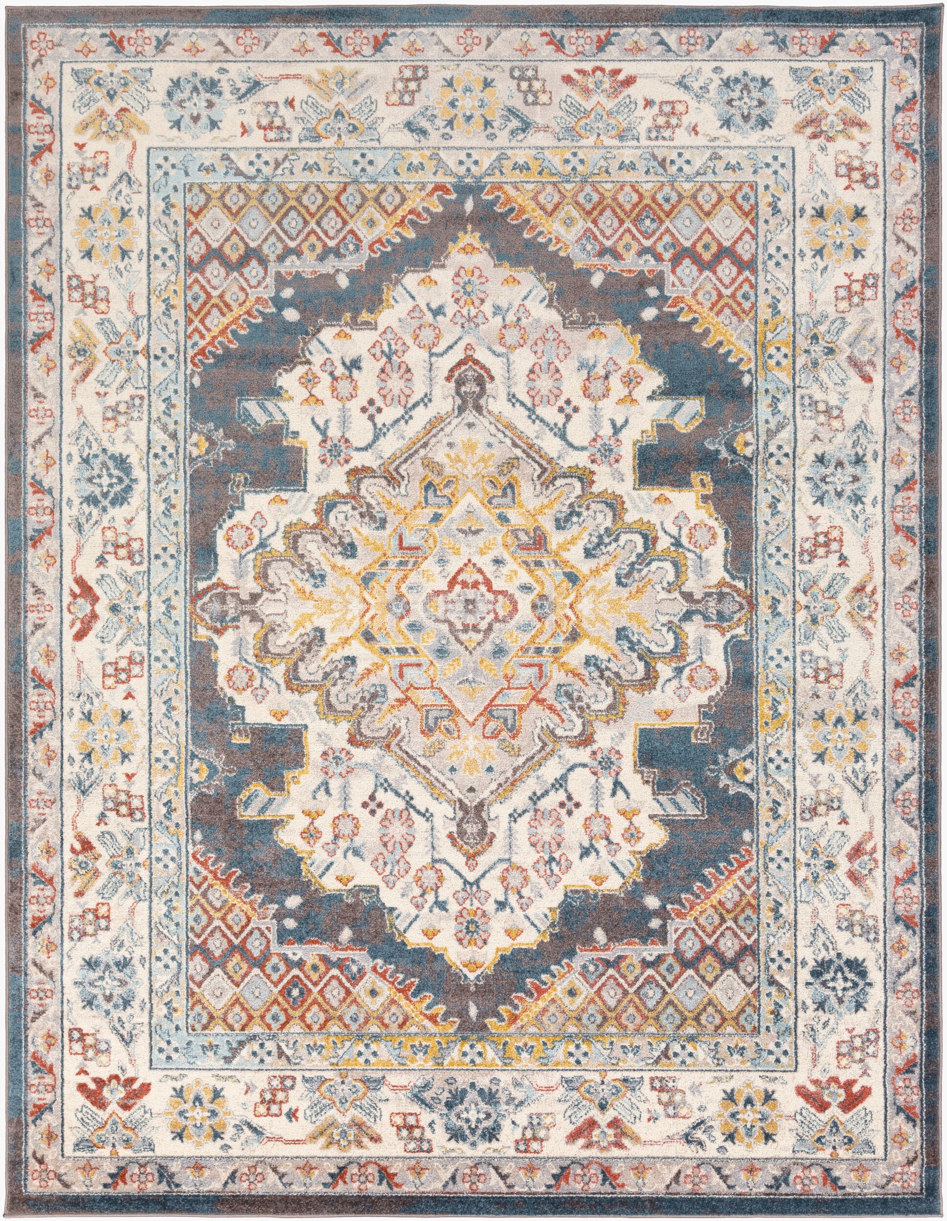 Ankara AKR-2303 Dark Brown Area Rug