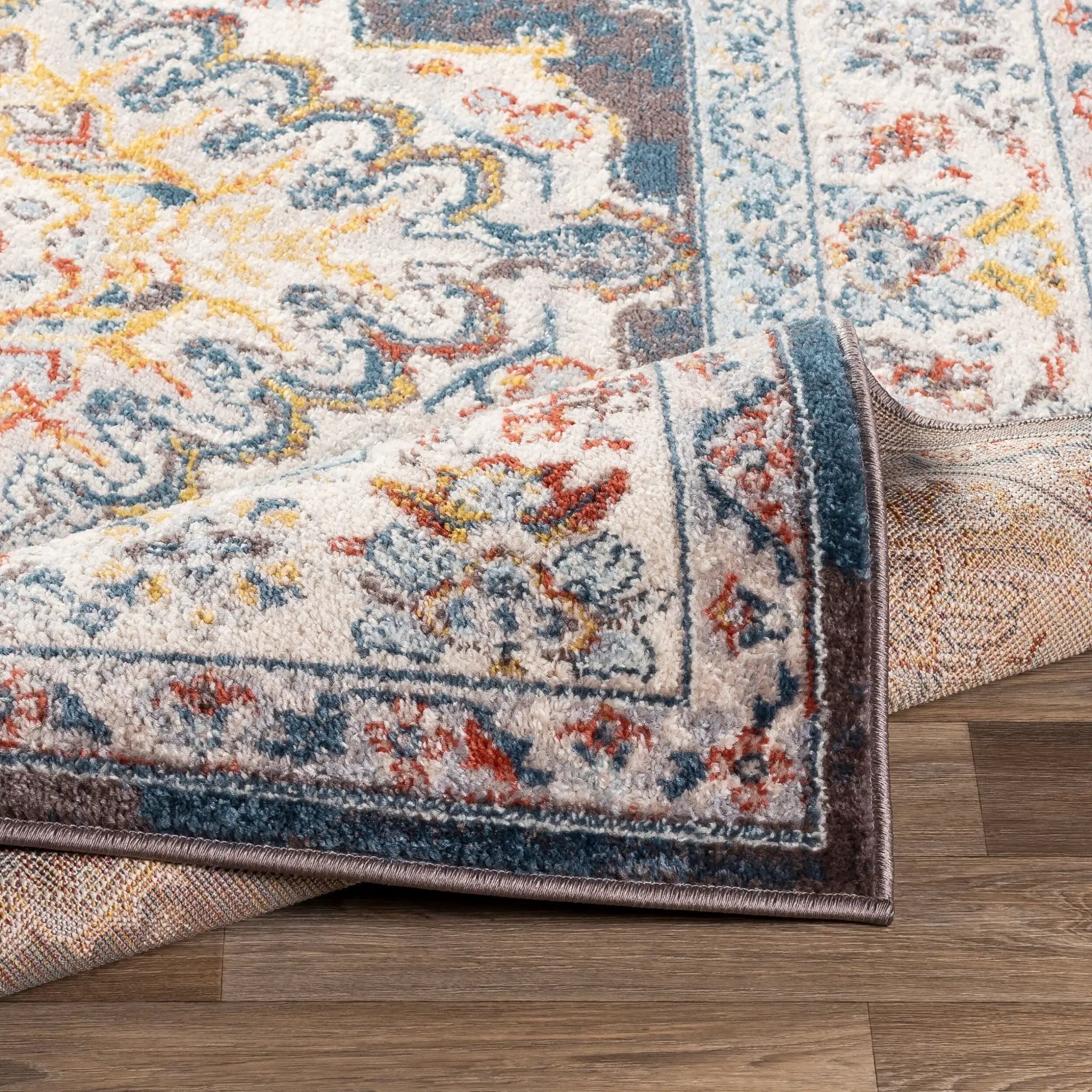 Ankara AKR-2303 Dark Brown Area Rug by LIVABLISS