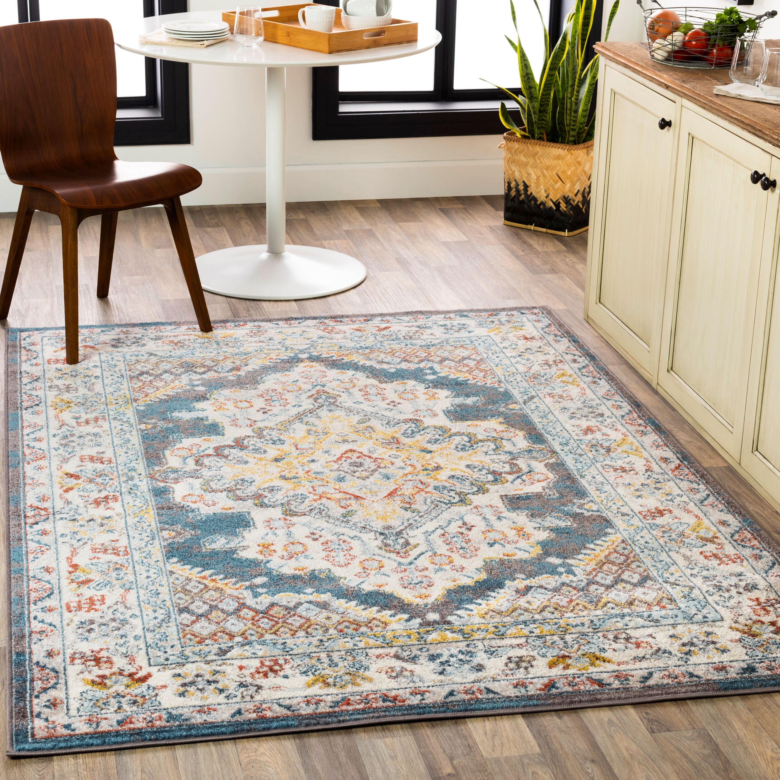 Ankara AKR-2303 Dark Brown Area Rug