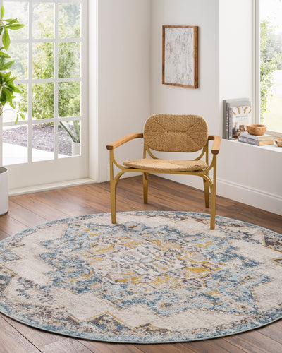 Surya Ankara AKR-2309 Ice Blue Area Rug by LIVABLISS