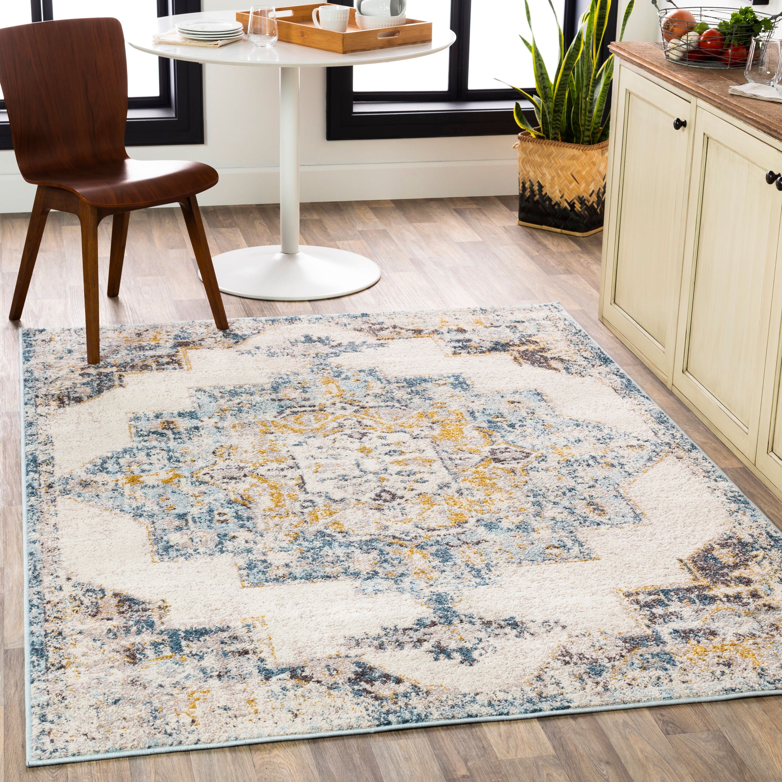 Surya Ankara AKR-2309 Ice Blue Area Rug by LIVABLISS