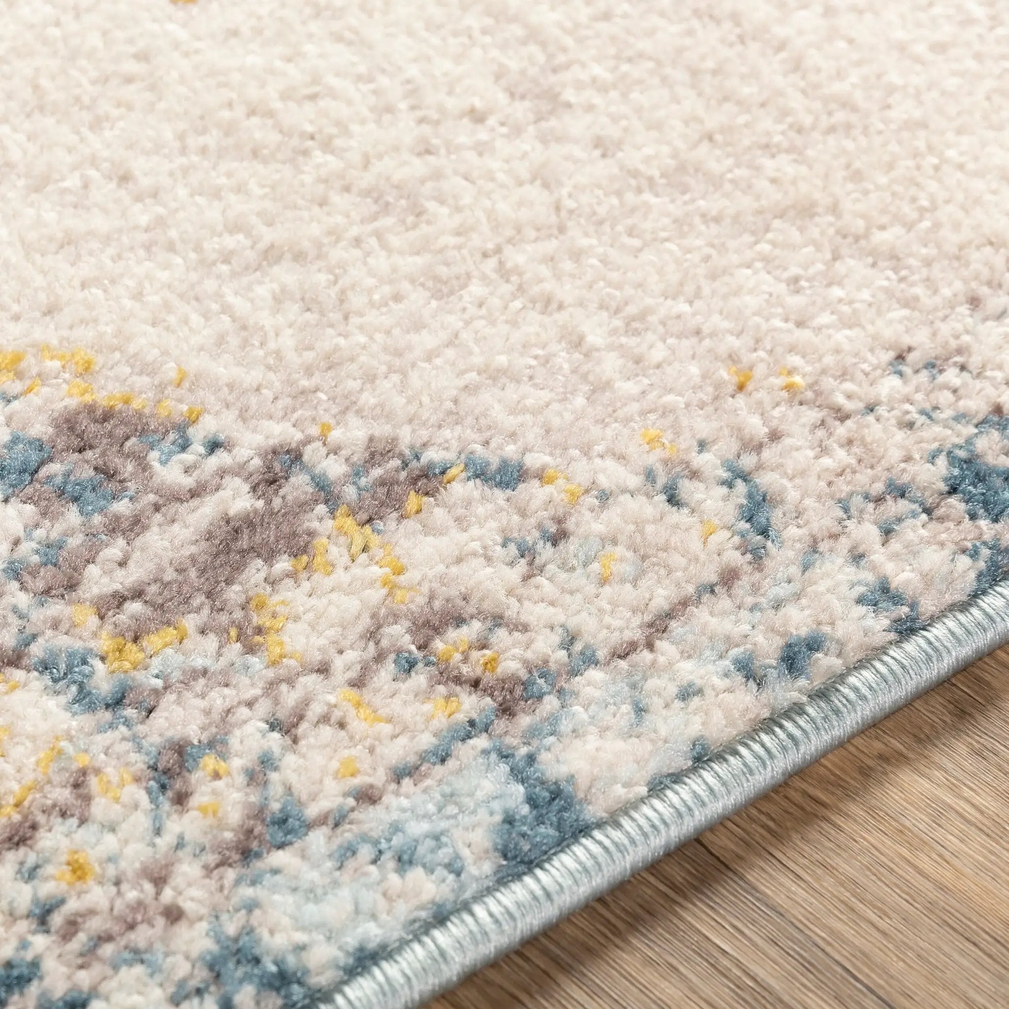 Ankara AKR-2309 Ice-Blue Area Rug by LIVABLISS