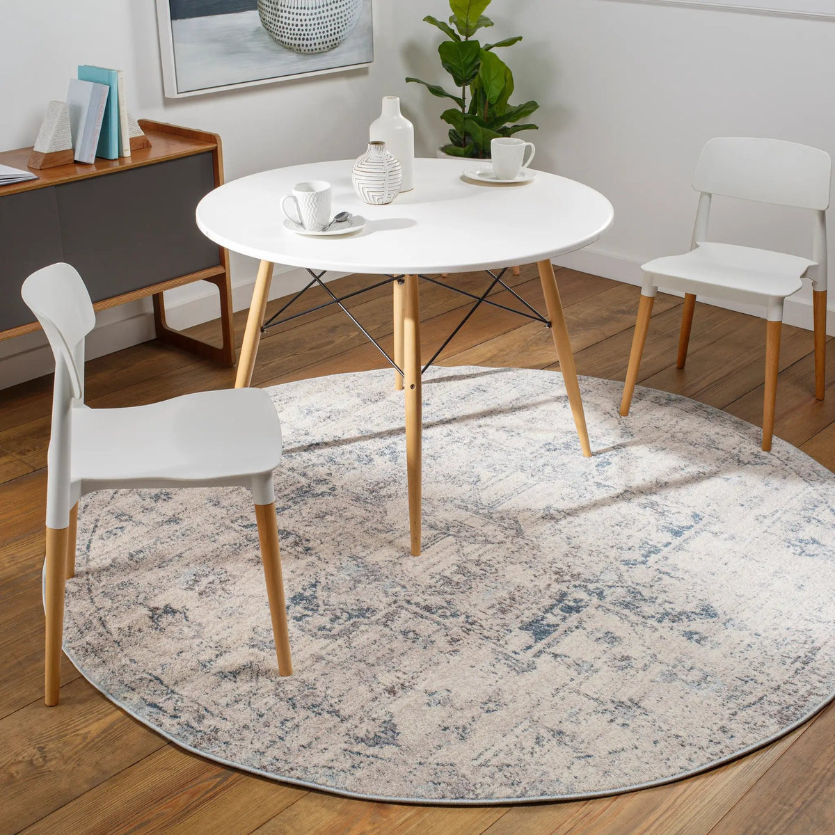 Ankara AKR-2310 Off-White Area Rug by LIVABLISS