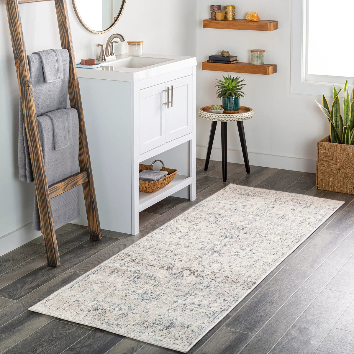 Ankara AKR-2310 Off-White Area Rug by LIVABLISS