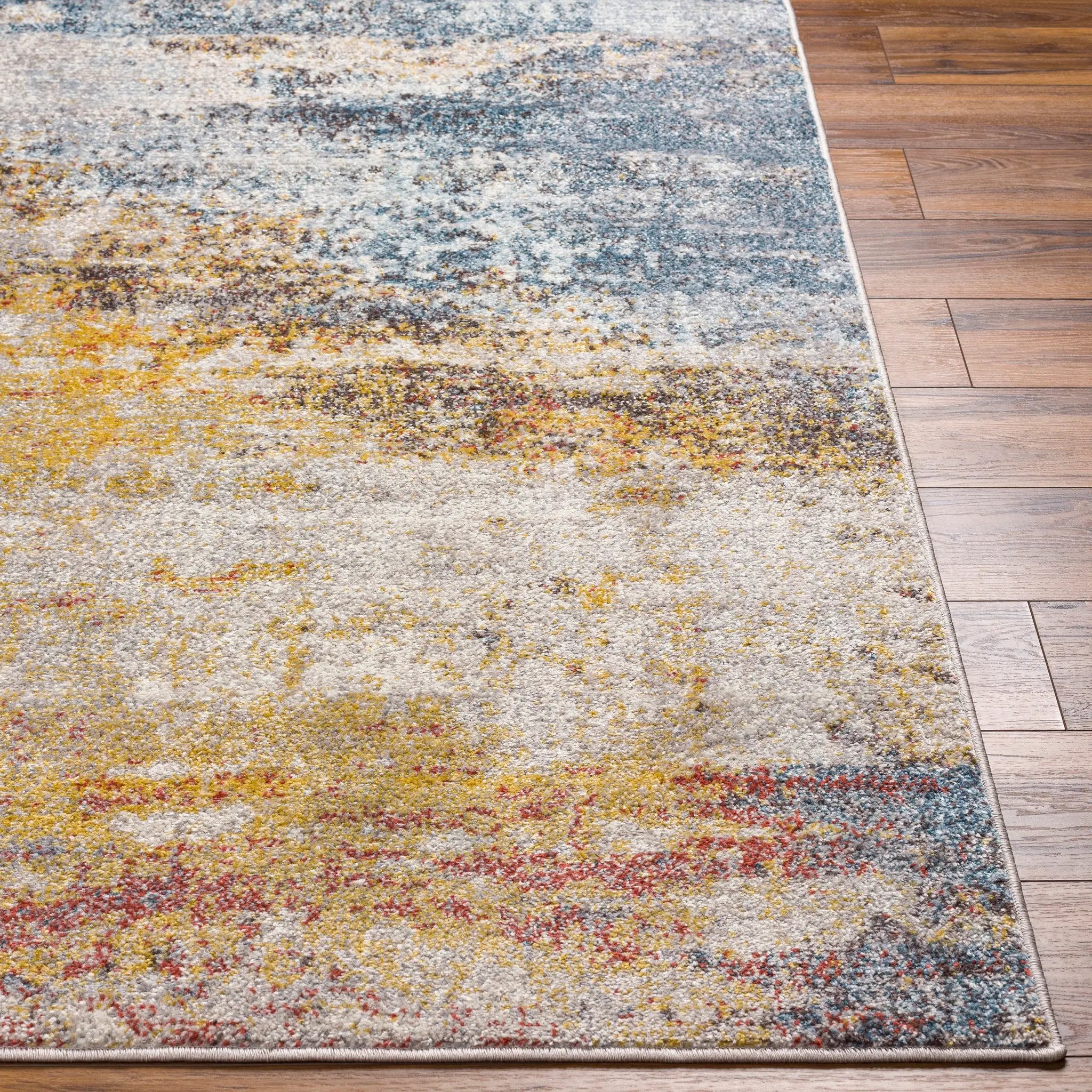 Ankara AKR-2316 Dark-Blue Area Rug by LIVABLISS