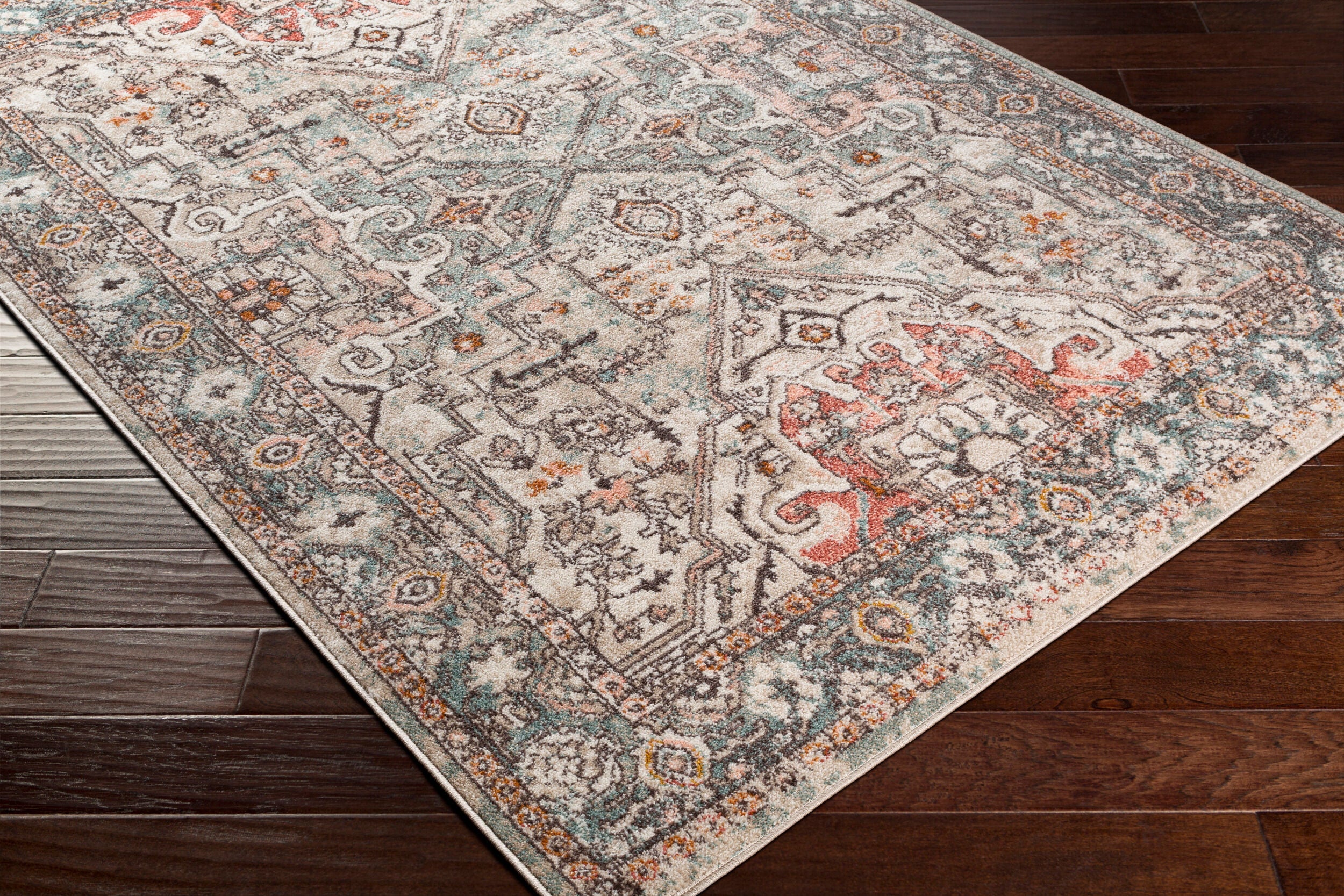 Ankara AKR-2326 Dusty Pink Area Rug
