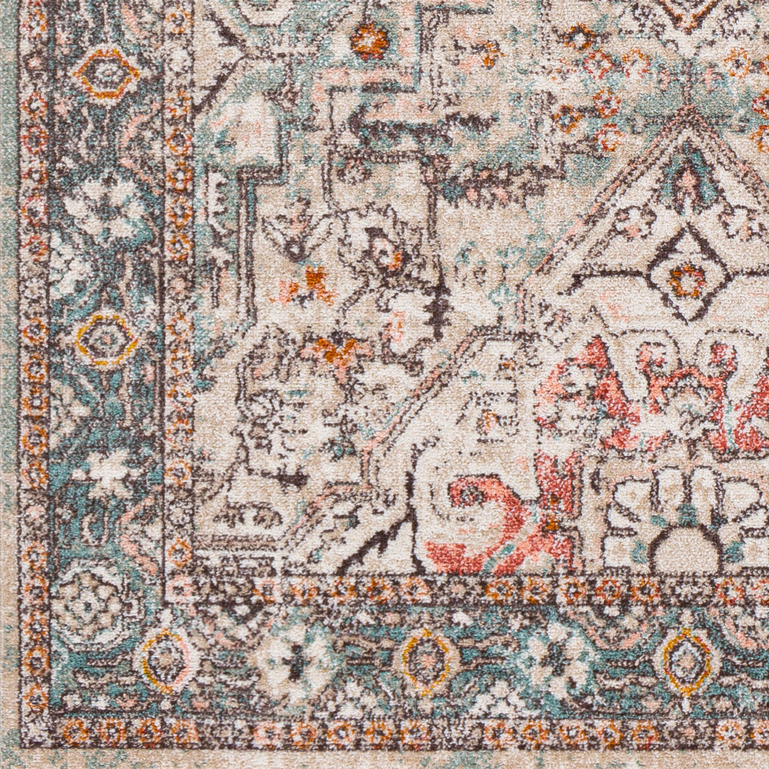 Ankara AKR-2326 Dusty Pink Area Rug