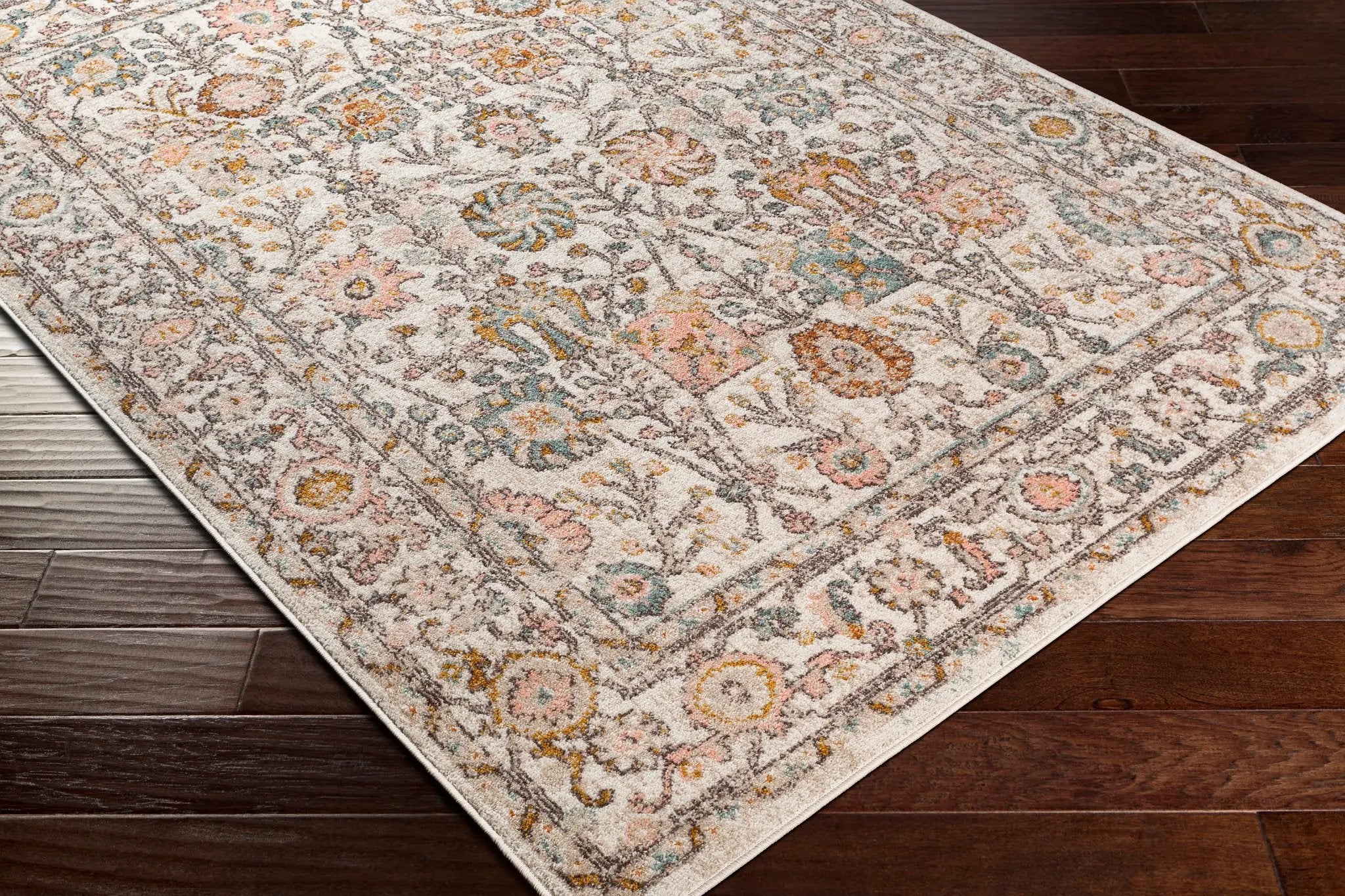 Ankara AKR-2332 Dusty-Pink Area Rug by LIVABLISS