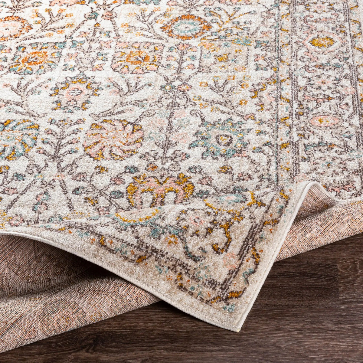 Ankara AKR-2332 Dusty-Pink Area Rug by LIVABLISS