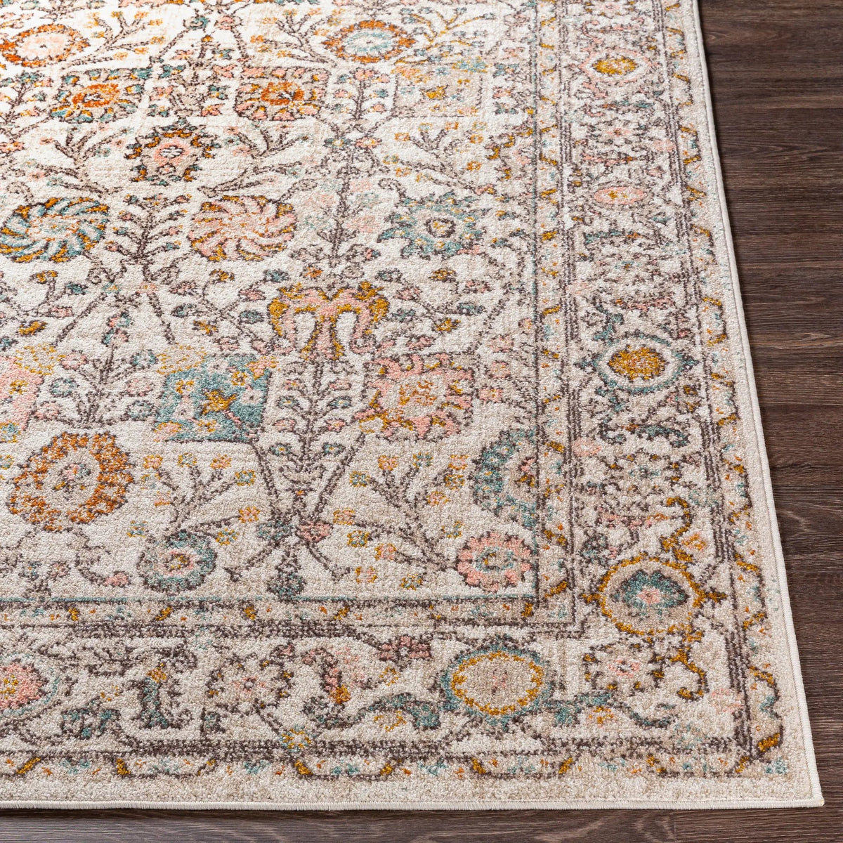 Ankara AKR-2332 Dusty-Pink Area Rug by LIVABLISS