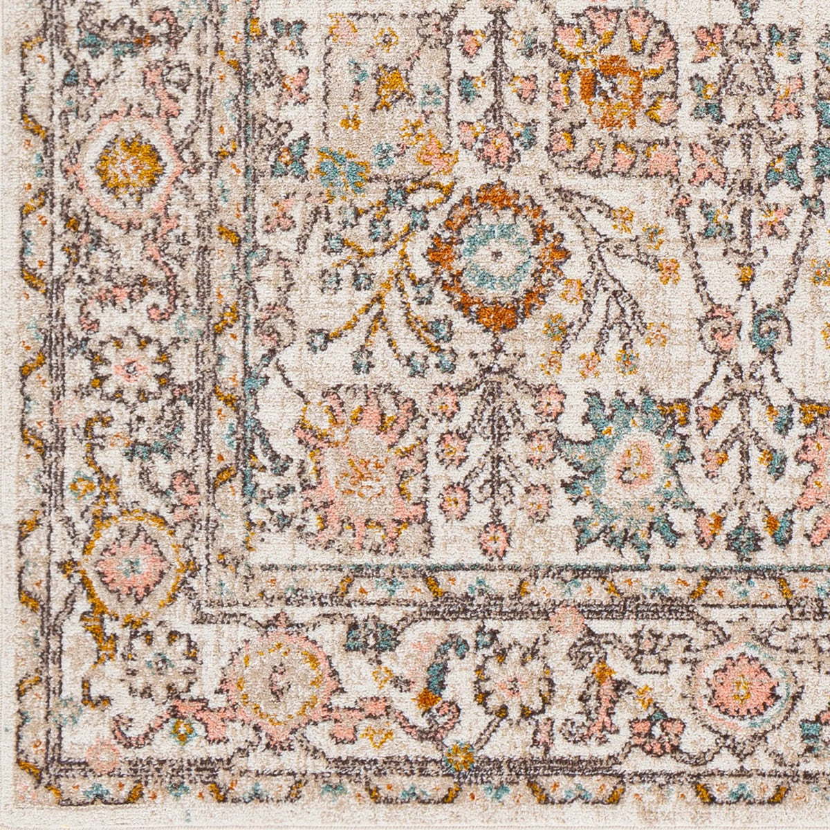 Ankara AKR-2332 Dusty-Pink Area Rug by LIVABLISS