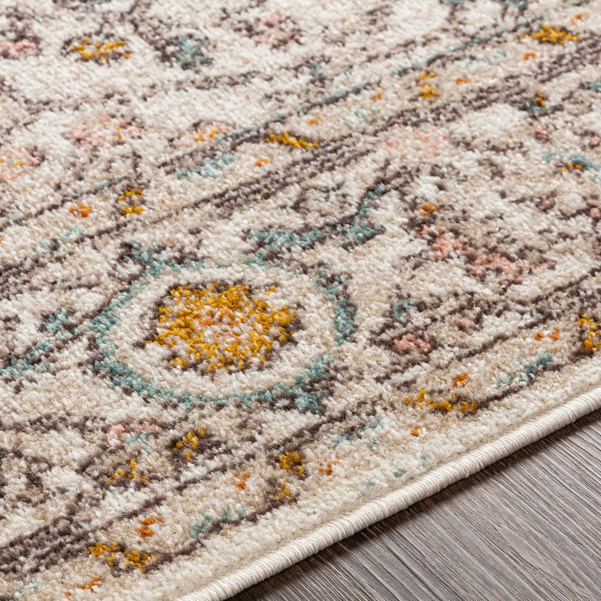 Ankara AKR-2332 Dusty-Pink Area Rug by LIVABLISS