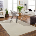 Surya Alder ALD-2306 Cream Machine Washable Area Rug by LIVABLISS