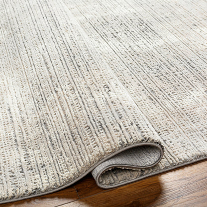 Surya Alder ALD-2309 Taupe Machine Washable Area Rug by LIVABLISS