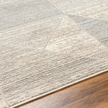 Surya Alder ALD-2310 Taupe Machine Washable Area Rug by LIVABLISS
