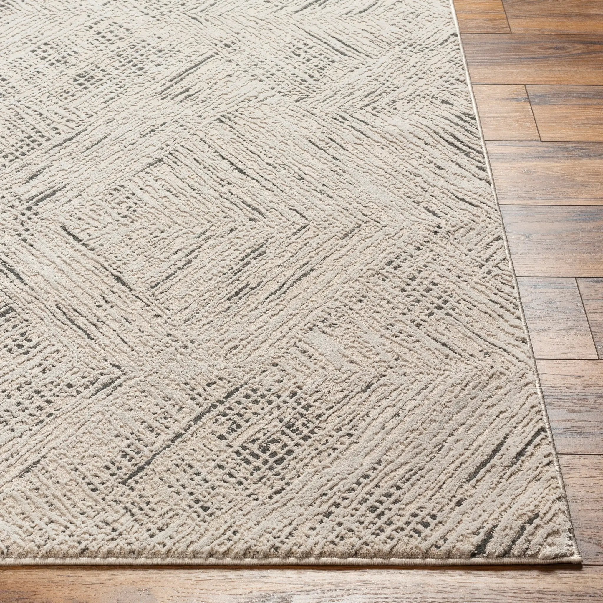 Alder ALD-2313 Taupe Area Rug by LIVABLISS