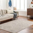 Surya Alder ALD-2313 Taupe Machine Washable Area Rug by LIVABLISS